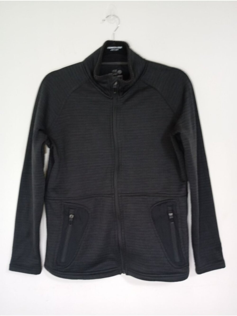 Icewear Mens Black Full-Zip Jacket Medium Polyester Blend Designed In Iceland